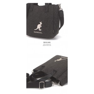 Kangol Filco Felt Tote Bag- Charcoal 3833